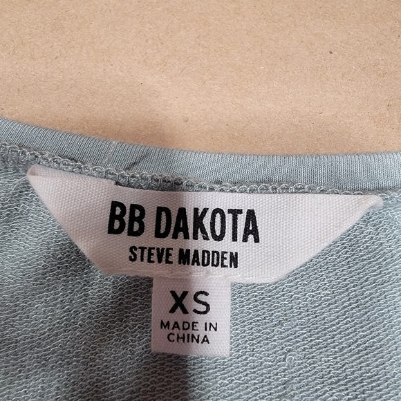 BB Dakota Size XS Light Sage Green "Before Midnight" Maxi Dress w/ Side Slit - Picture 9 of 10